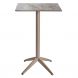 Барний стіл Quatro High Fix 60х60 stone, taupe