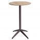 Барний стіл Quatro High Fix D70 oak, taupe