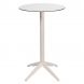 Барный стол Quatro High Fix D70 white, white