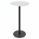 Барный стол Soul light d-60 h-110 Черный, Белый ЛДСП