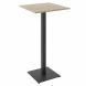 Барный стол Tetra light 60x60 h-110 Черный, Дуб ЛДСП
