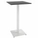 Барный стол Tetra light 60x60 h-110 Белый, Черный ЛДСП