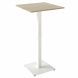 Барный стол Tetra light 60x60 h-110 Белый, Дуб ЛДСП