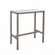 Барный стол Urban 120х60 white marble, taupe