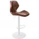 Барный стул HATTA Astra new White Velvet Темно-коричневый
