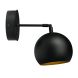 Бра Bowl W150-ВТ з вимикачем Black, Gold