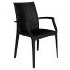 Cтул Rattan Arm Black