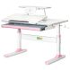 Дитячий стіл Ergokids TH-320 100х66 Білий, Рожевий
