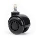 Комплект 5шт прорезиненных роликов ADAPWORK CASTORS DOUBLE 65 Черный