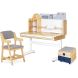 Комплект дитячий L Mealux Timberdesk Wood L Carlo Сірий, Синій