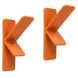 Настінний вішак Entry Hanger 2шт OrangeBrown 8023