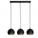 Подвесной светильник Bowl С150-450-3 Black, Gold