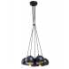 Подвесной светильник Bowl С150-5 Black, Gold