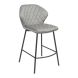 Напівбарний стілець поворотний Ralf PB PR 360 Holland 10, Сірий