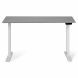 Регулируемый стол ADAPWORK Smart 1 Motor AdapDesk 138х68 18мм Smoky Gray, Snow White