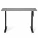 Регулируемый стол ADAPWORK Smart Manual AdapDesk 138х68 18мм Smoky Gray, Space Black