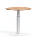 Регульований стіл ADAPWORK SmartDesk 1 Round D60 Дуб Аппалачі, Білий