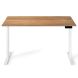Регульований стіл ADAPWORK SmartDesk One Base 18мм 136х66 Дуб Аппалачі, Білий