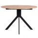 Стол ARGON LOFT H18 1100х900 Дуб золотой, black