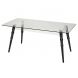 Стіл Barocco 180x90 Black, Transparent Neutral