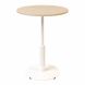 Стіл Ibiza round light d-60 h-75 Білий, Дуб ЛДСП
