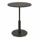 Стіл Ibiza round light d-60 h-75 Чорний, Чорний ЛДСП