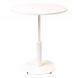 Стол Ibiza round light d-70 h-75 Белый, Белый ЛДСП