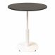 Стол Ibiza round light d-70 h-75 Белый, Черный ЛДСП