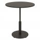 Стіл Ibiza round light d-70 h-75 Чорний, Чорний ЛДСП