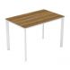 Стол Meet 120х80 dark oak, white