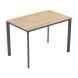 Стол Meet 120х80 oak, anthracite