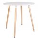 Стіл Modern WOOD 4L H19 D700 Білий, 1.007, white