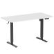 Стіл Officepro ODE1470 140х70 White, Black