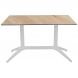 Стол Quatro Duo Fix 120х80 oak, white