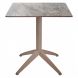Стіл Quatro Fix 60х60 stone, taupe
