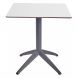 Стол Quatro Fix 60х60 white, anthracite