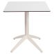 Стол Quatro Fold 70х70 white, white