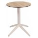 Стіл Quatro Fold D60 oak, white