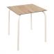Стол Rodas 70х70 oak, white