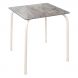 Стіл Rodas 70х70 stone, white