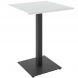 Стол Tetra light 60x60 h-75 Черный, Белый ЛДСП