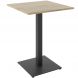 Стол Tetra light 60x60 h-75 Черный, Дуб ЛДСП