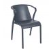 Стул Fado с подлокотниками anthracite