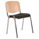 Стул Iso Wood Plus combi ZT 24, chrome