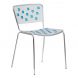 Стул Mosaico Chrome, Light - blue