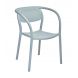 Стул Noon с подлокотниками blue grey