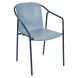 Стул Rod с подлокотниками blue grey