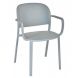 Стул Trena с подлокотниками blue grey