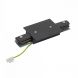 Ввод питания Profile Recessed Power Straight Connector IP20 Черный