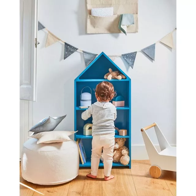 Книжный шкаф CELESTE 50х105 Синий в детской